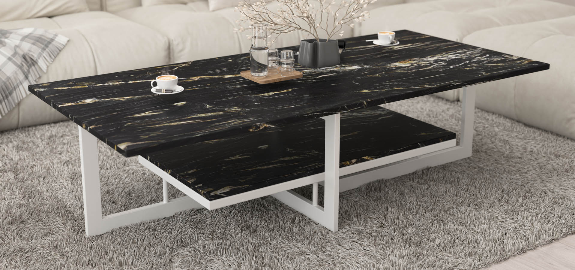 nowoczesny stolik kawowy, stół do salonu