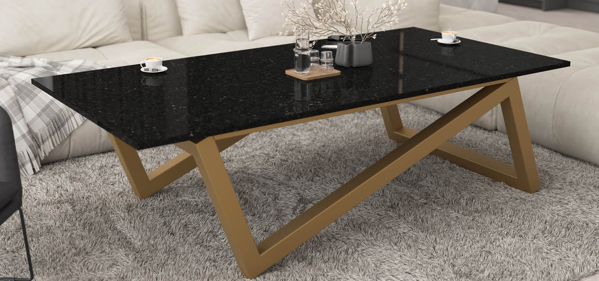 nowoczesny stolik kawowy, stół do salonu