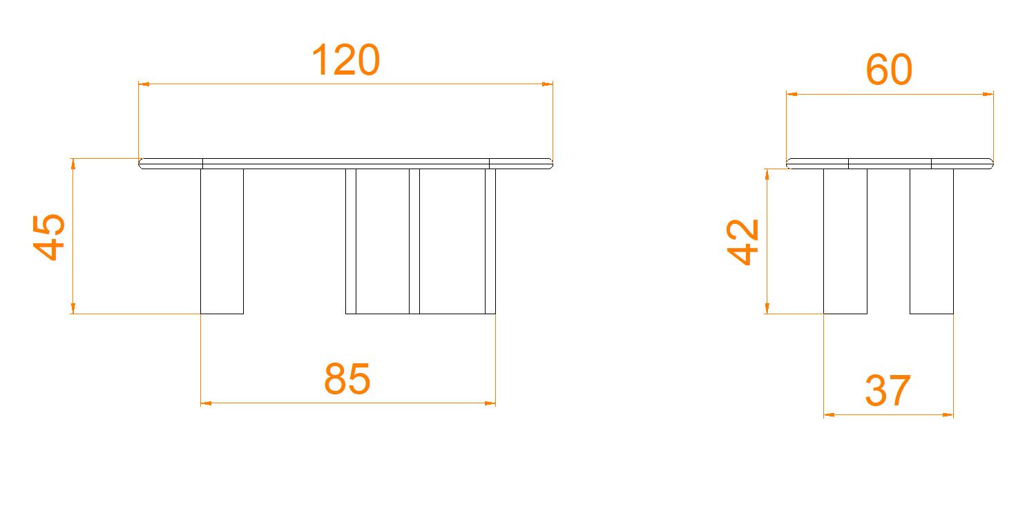 wymiary stolika kawowego