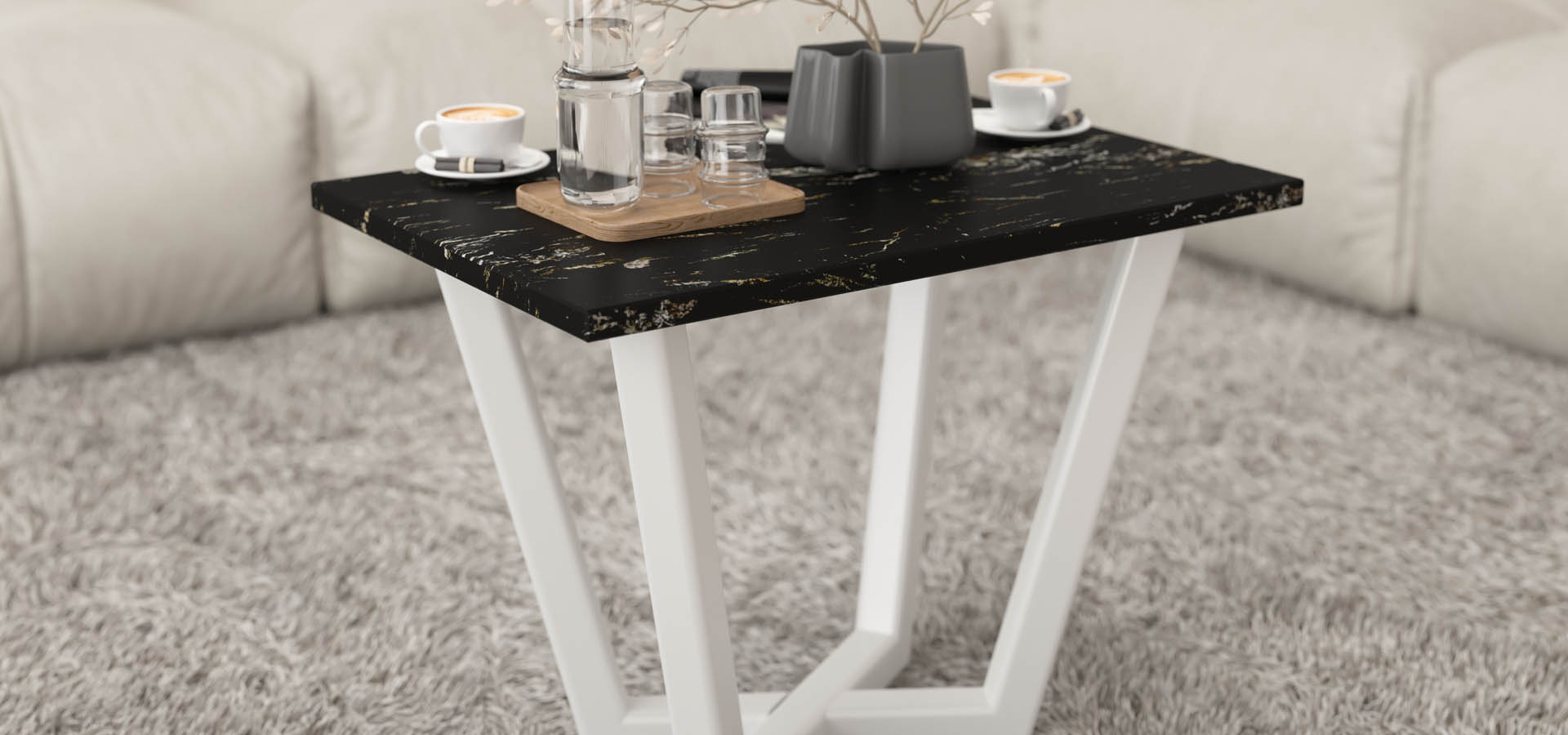 nowoczesny stolik kawowy, stół do salonu