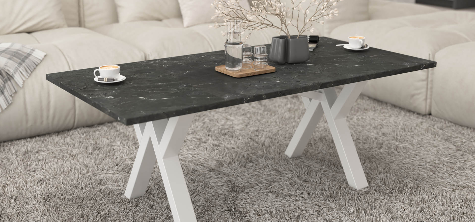 nowoczesny stolik kawowy, stół do salonu