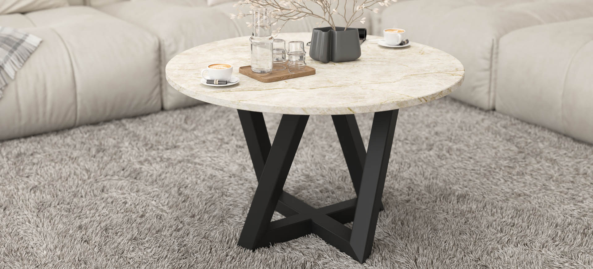 nowoczesny stolik kawowy, stół do salonu