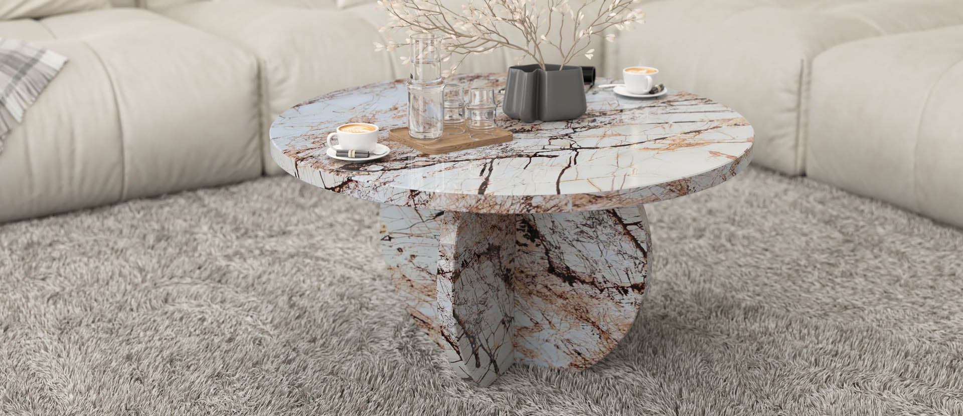 nowoczesny stolik kawowy, stół do salonu