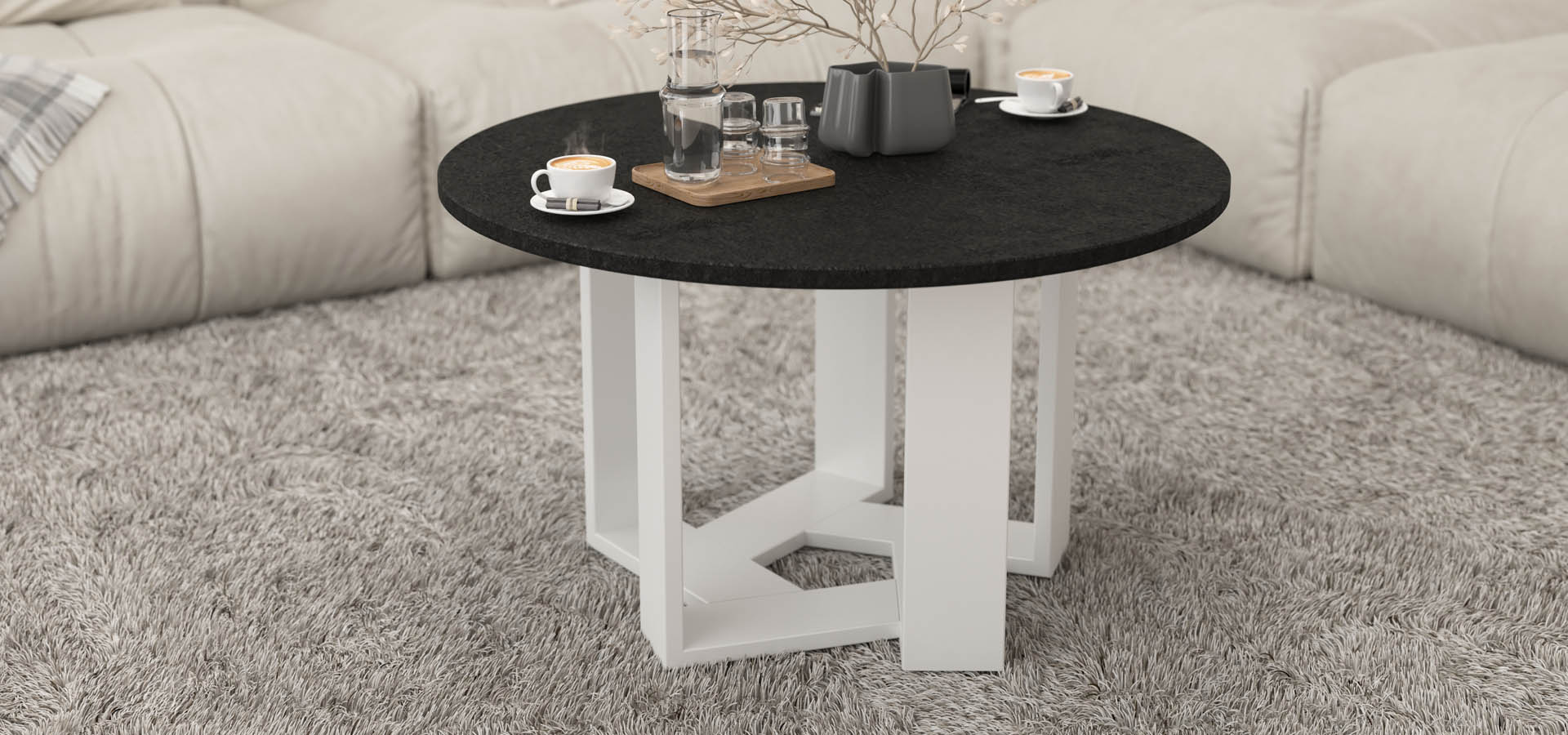 nowoczesny stolik kawowy, stół do salonu