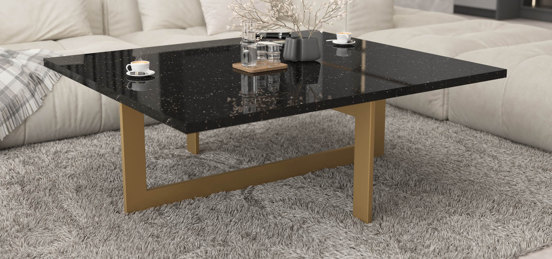 nowoczesny stolik kawowy, stół do salonu