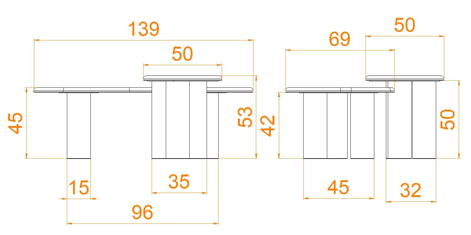wymiary stolika kawowego