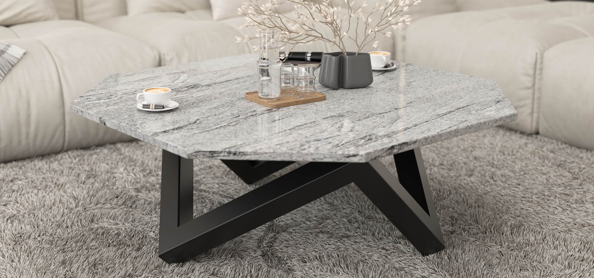 nowoczesny stolik kawowy, stół do salonu