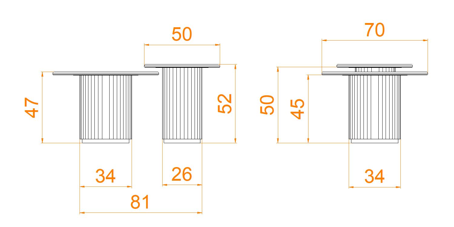 wymiary stolika kawowego