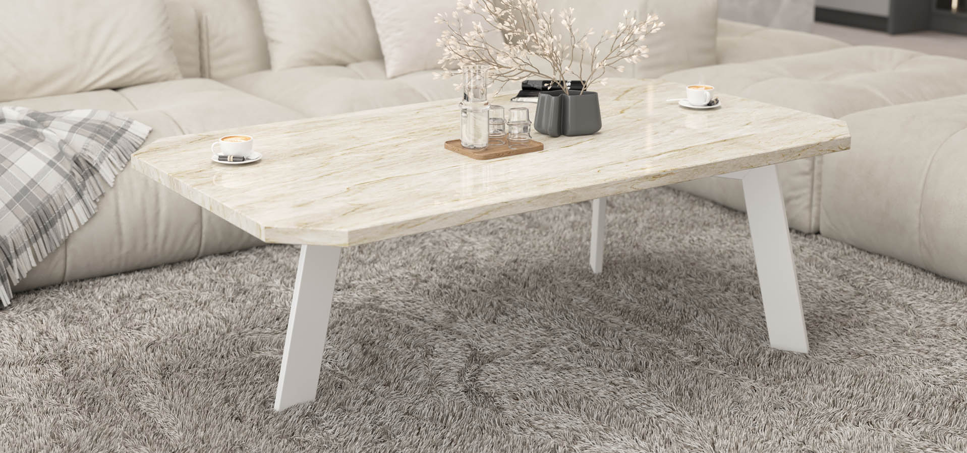 nowoczesny stolik kawowy, stół do salonu